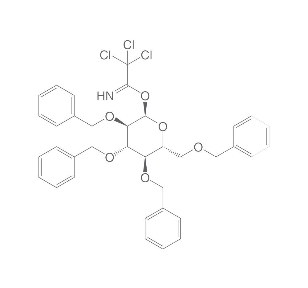 2,3,4,6-Tetra-O-benzyl-a-D-glucopyranosy, l trichloroacetimidate, 250 mg - Luminix Health
