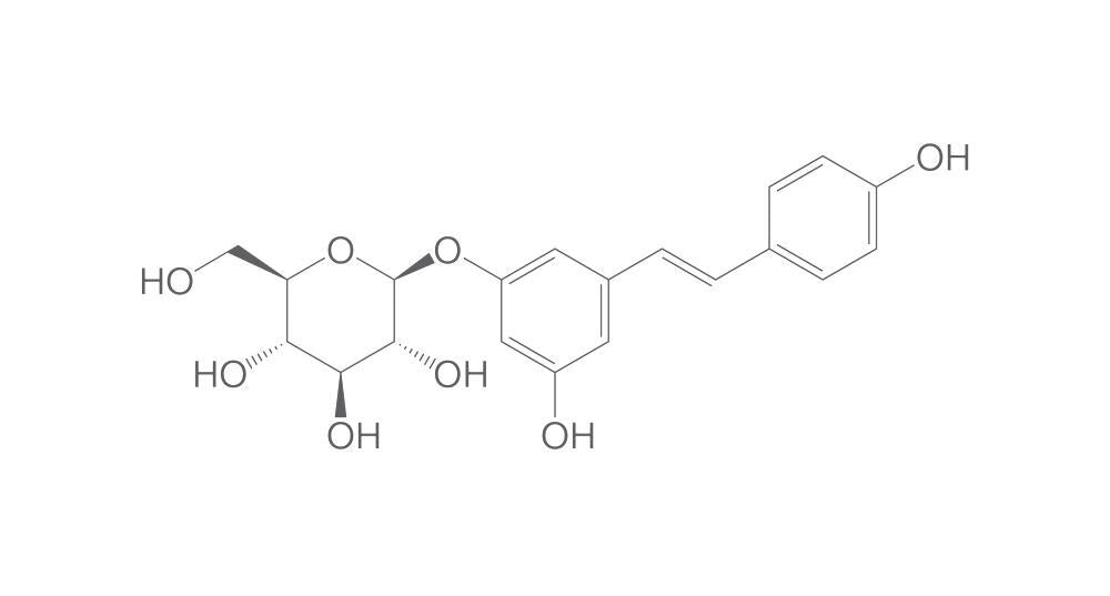 3,4',5-Trihydroxystilben-3-β-D-glucopyr, anoside, 250 g - Luminix Health