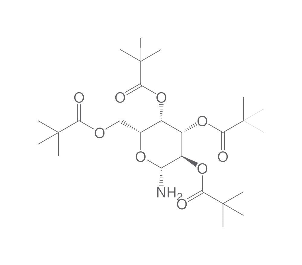 2,3,4,6-Tetra-O-pivaloyl-b-D-galactopyra, nosyl amine, 1 g - Luminix Health