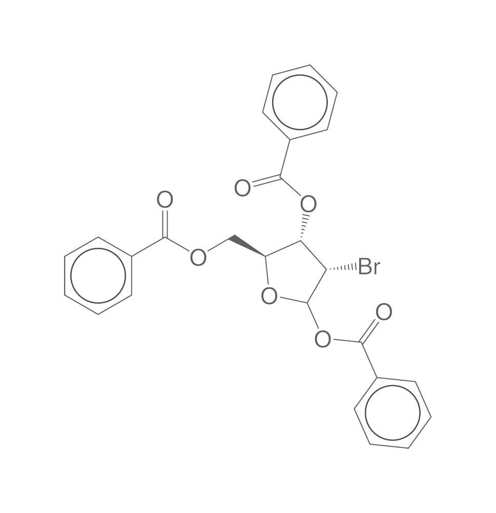 1,3,5-Tri-O-benzoyl-2-deoxy-2-bromo-alph, a-L-arabinofuranose, 1 g - Luminix Health