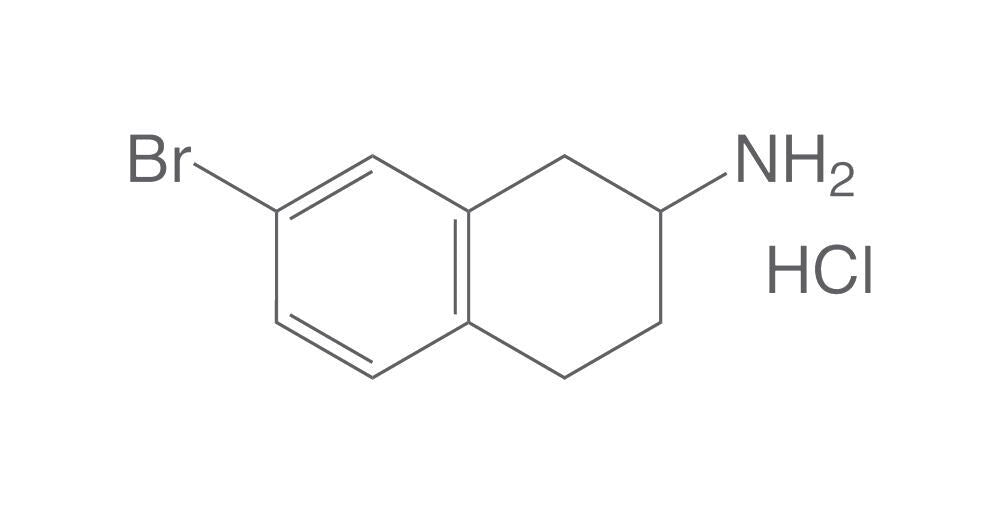 7-Bromo-1,2,3,4-tetrahydronaphthalen-2-a, mine hydrochloride, 250 mg - Luminix Health