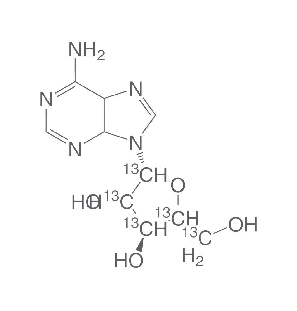 1', 2', 3', 4', 5'- 13C5-Adenosine, 2 mg - Luminix Health
