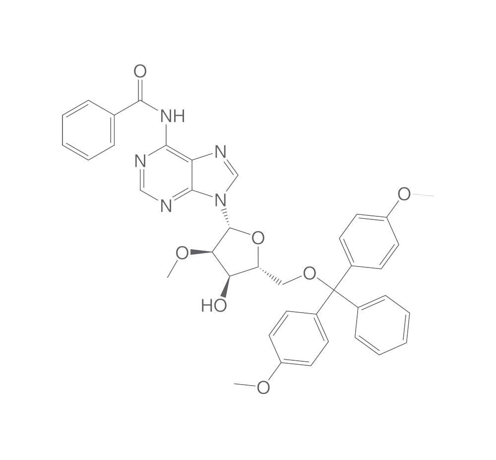 N6-Benzoyl-5'-O-DMT-2'-O-methyladenosine, min. 95 %, 2 g - Luminix Health