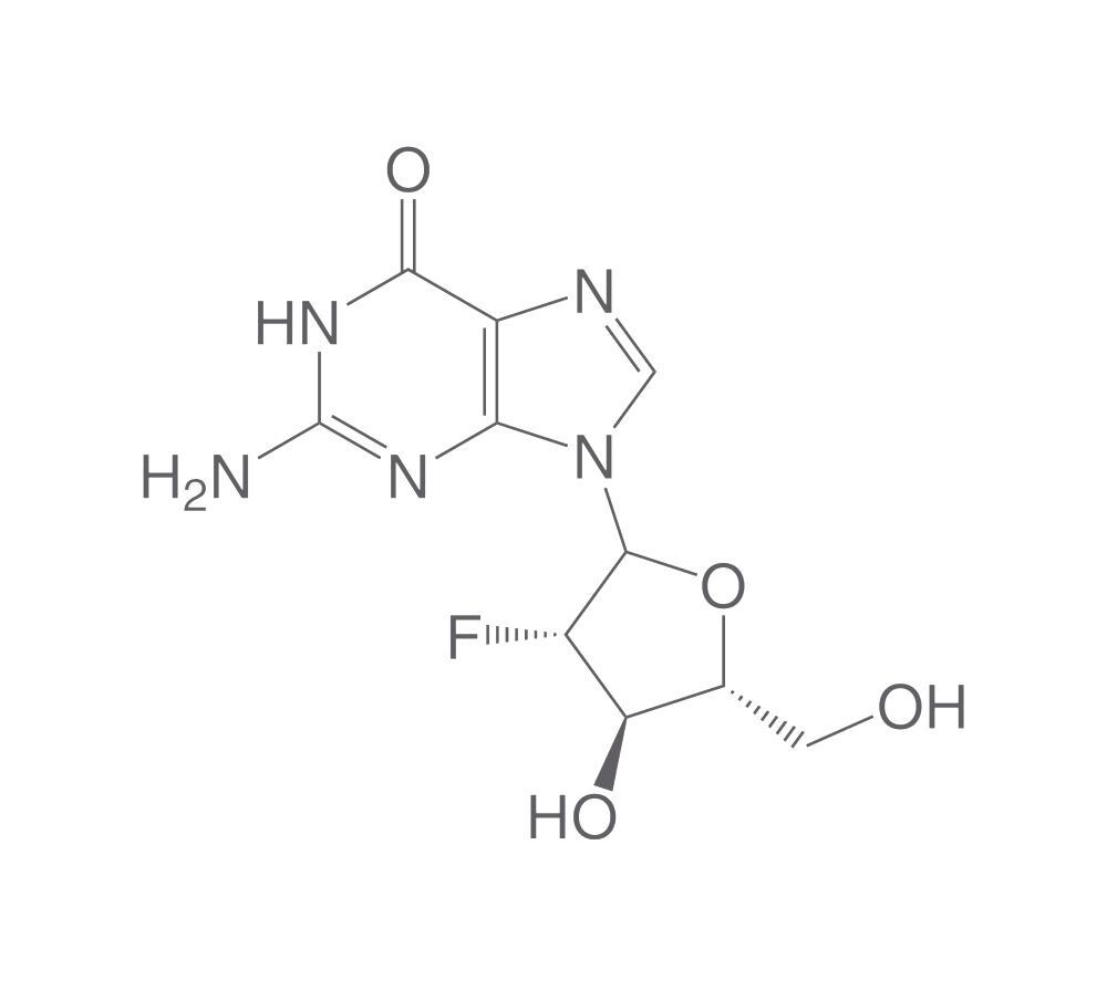 9-(2'-Deoxy-2'-fluoro-β-D-arabinofuranos, yl)guanine, 50 mg - Luminix Health