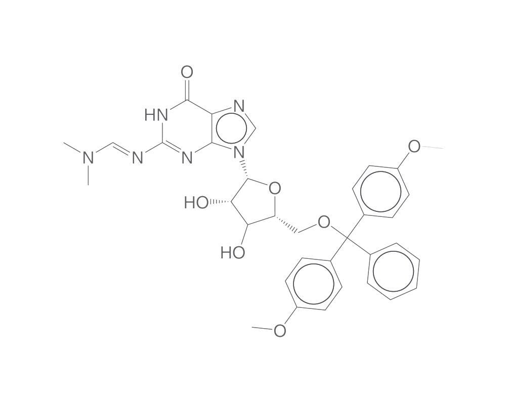 5'-O-DMT-N2-DMF-guanosine, min. 85 %, 5 g - Luminix Health