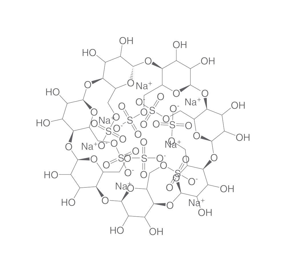 6-O-Sulfo-β-cyclodextrin sodium, min. 95 %, 100 mg - Luminix Health