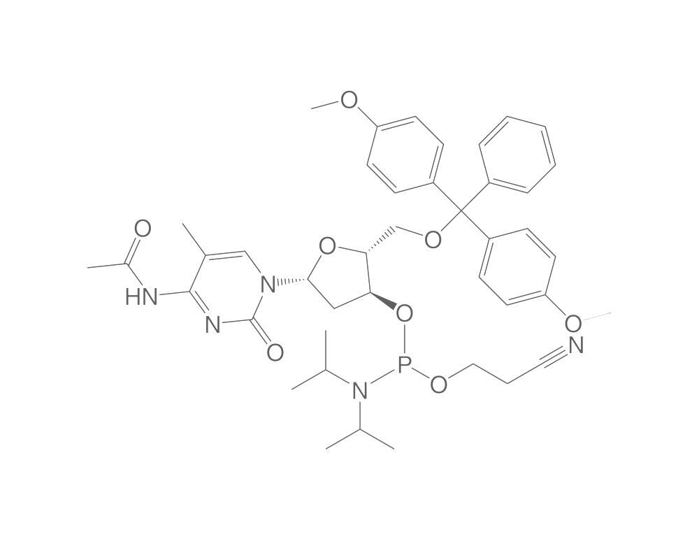 N4-Acetyl-2'-deoxy-5'-O-DMT-5-methylcyti, dine 3'-CE phosphoramidite, 500 mg - Luminix Health