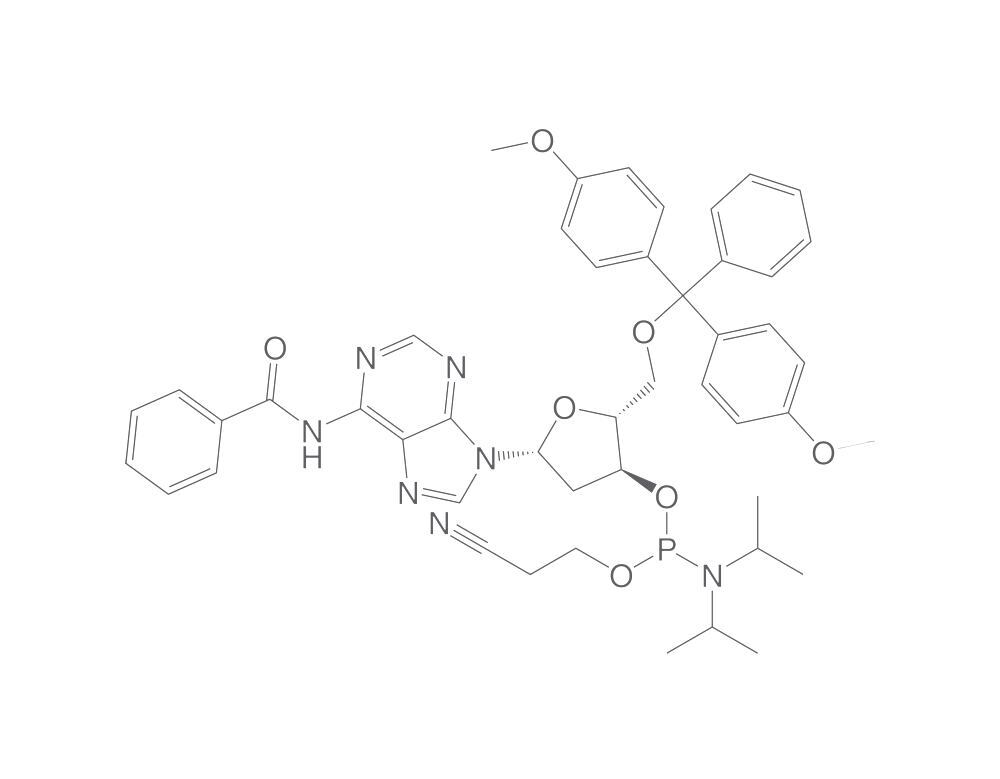 N6-Benzoyl-2'-deoxy-5'-O-DMT-adenosine 3, '-CE phosphoramidite, 10 g - Luminix Health