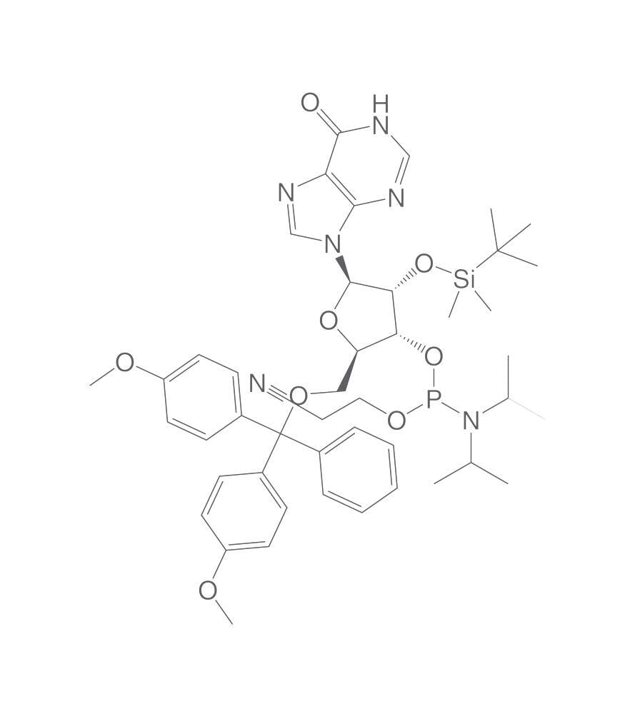 2'-O-tert-Butyldimethylsilyl-5'-O-DMT-in, osine 3'-CE phosphoramidite, 500 mg - Luminix Health