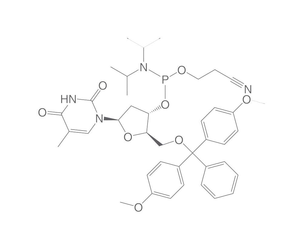 5'-O-DMT-thymidine 3'-CE phosphoramidite, 10 g - Luminix Health