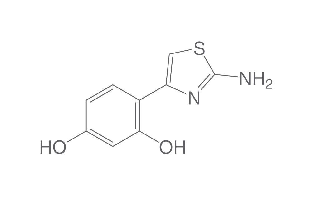 4-(2-Amino-1,3-thiazol-4-yl)benzene-1,3-, diol, 50 mg - Luminix Health