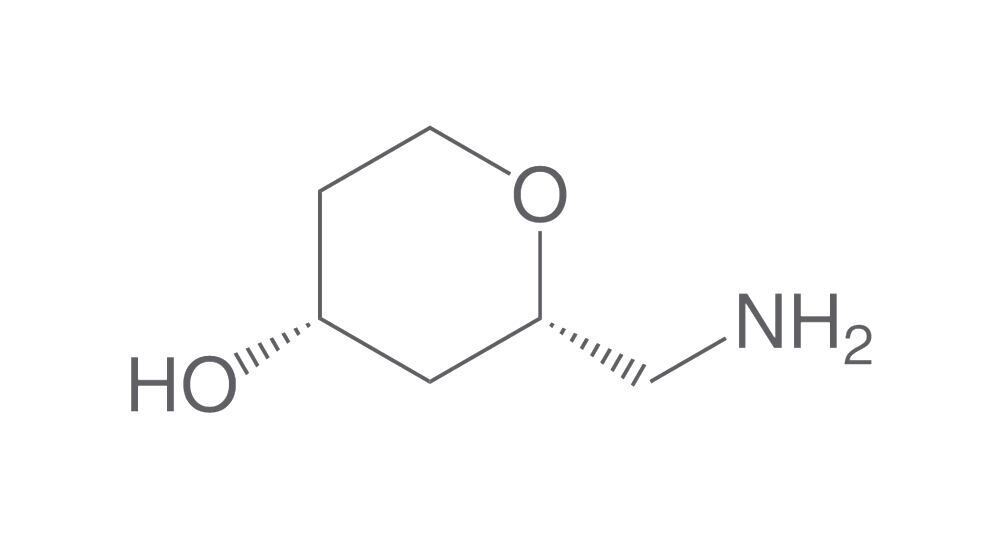 rac-(2R,4S)-2-(Aminomethyl)oxan-4-ol, min. 95 %, 5 mg - Luminix Health