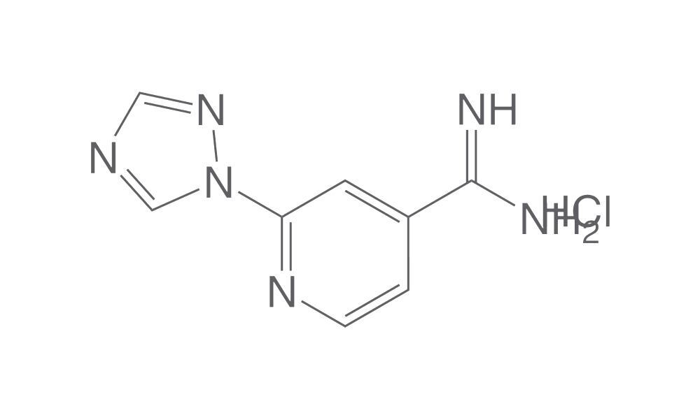 2-(1H-1,2,4-Triazol-1-yl)pyridine-4-carb, oximidamide hydrochloride, 50 mg - Luminix Health