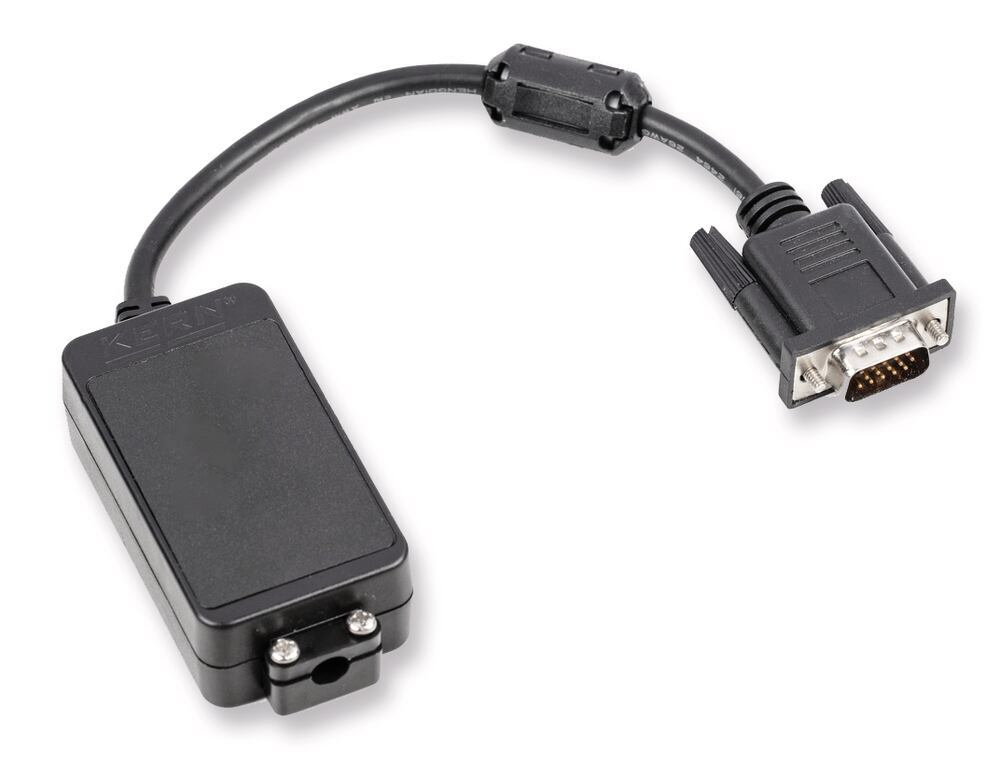 Analogue interface adapter with cable, for KERN balances with KUP, 1 unit(s) - Luminix Health