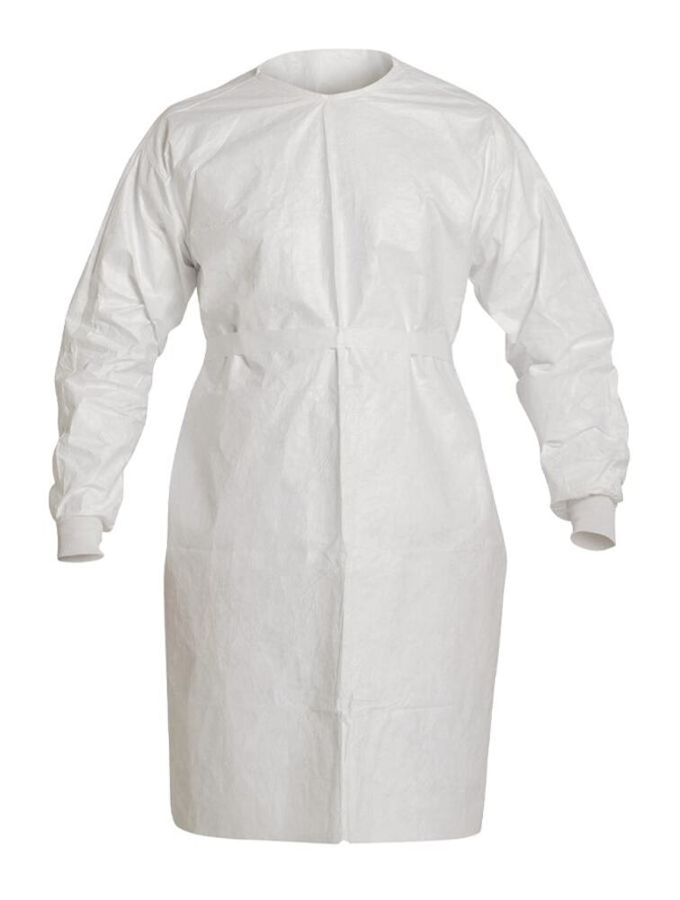 Tyvek IsoClean cleanroom gown IC703S 00, Gown, back closure, non-sterile - Luminix Health