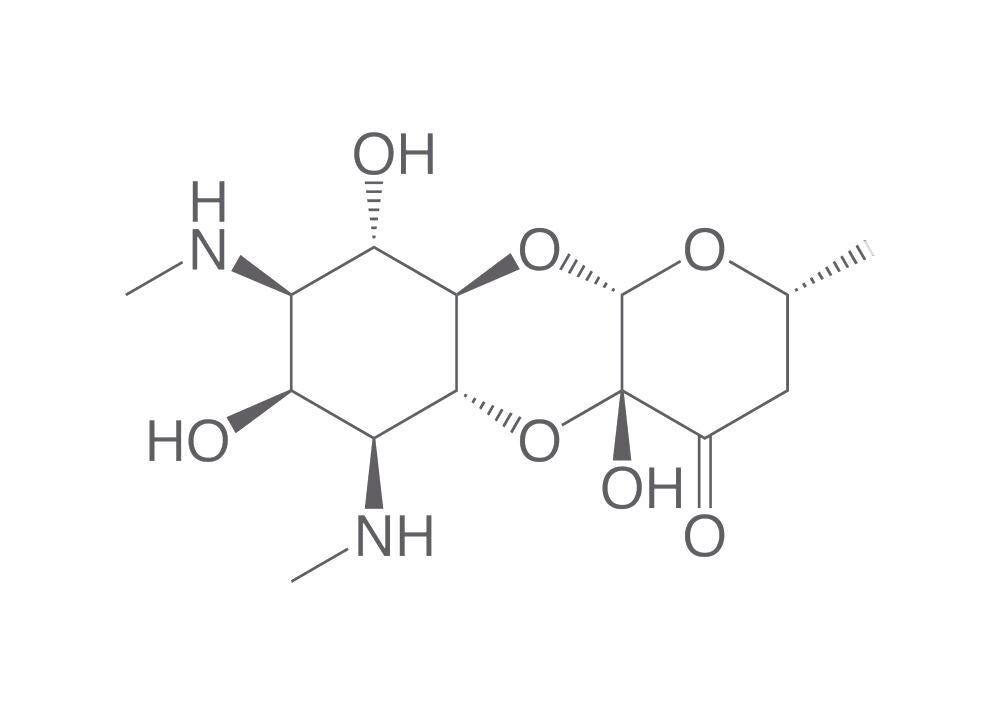 Spectinomycin sulfate, min. 93 % (dried basis), 1 g, glass - Luminix Health
