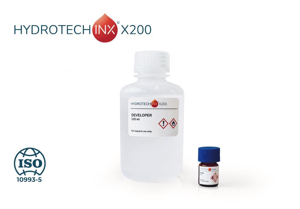 HYDROTECH INX X200, Kit, for Multiphoton Lithography (MPL), 1 kit, cardboard - Luminix Health