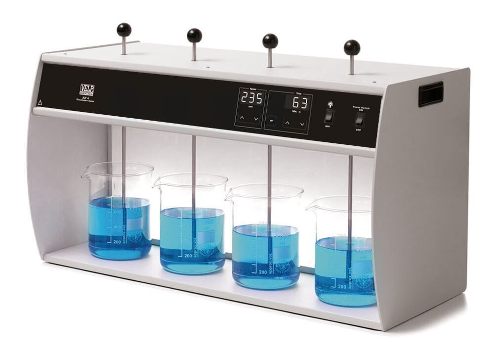 Flocculation unit Flocculator JLT4, 4 stirring positions, digital,, 1 unit(s) - Luminix Health