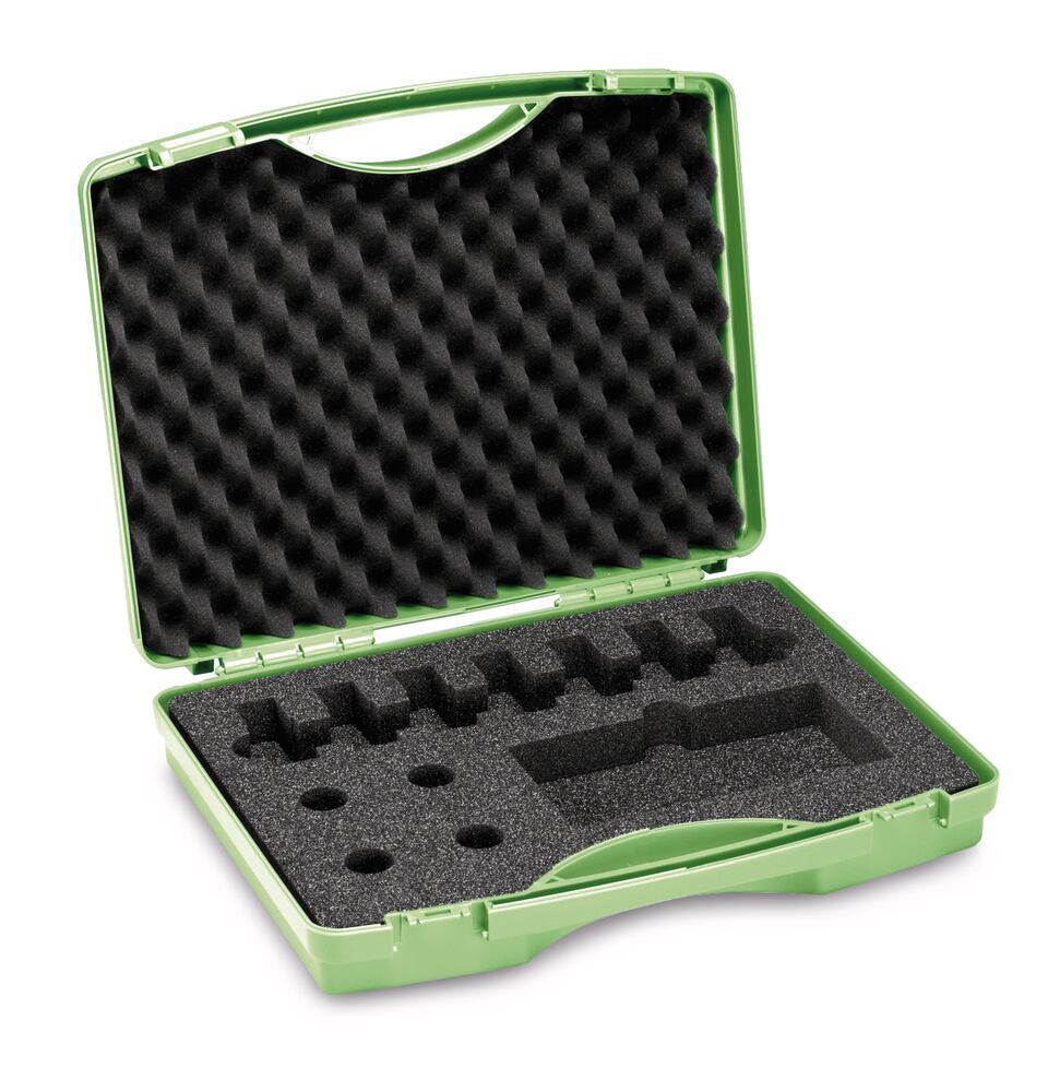 Transport case, small, green, For 7 test ink bottles of 10 ml each, , 1 unit(s) - Luminix Health
