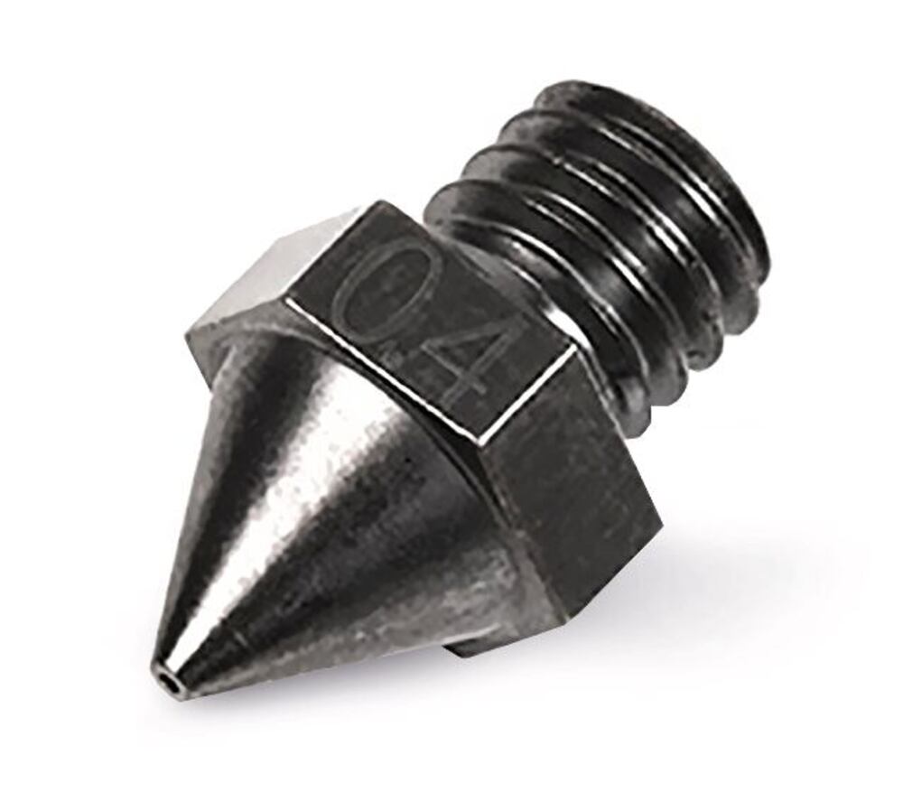 Steel Nozzle, 0.4 mm, with WS2 Coating, 1 unit(s) - Luminix Health