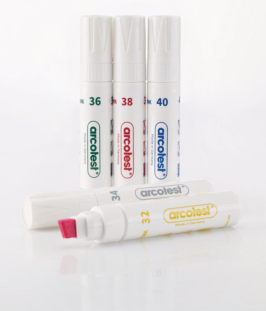 Test ink pen Jumbo pink, arcotest® 42 mN/m, 1 unit(s) - Luminix Health