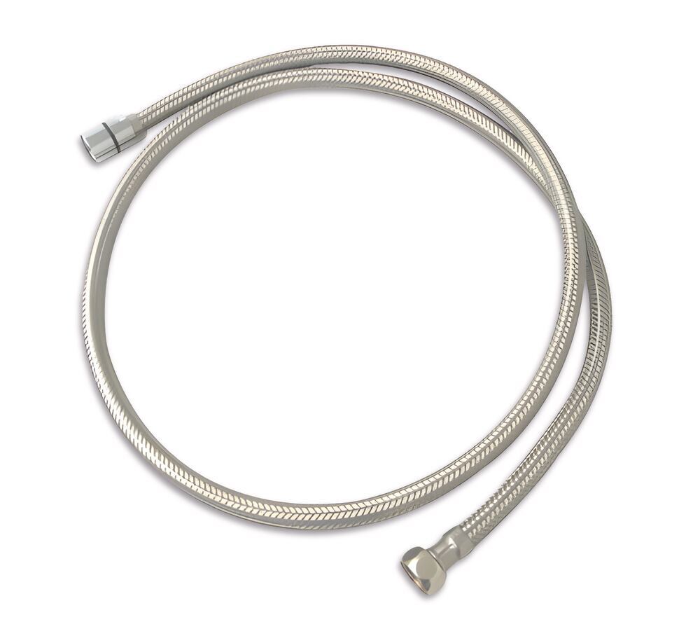 Tube for hand-held eye showers, Stainless steel casing, length 2 m, 1 unit(s) - Luminix Health