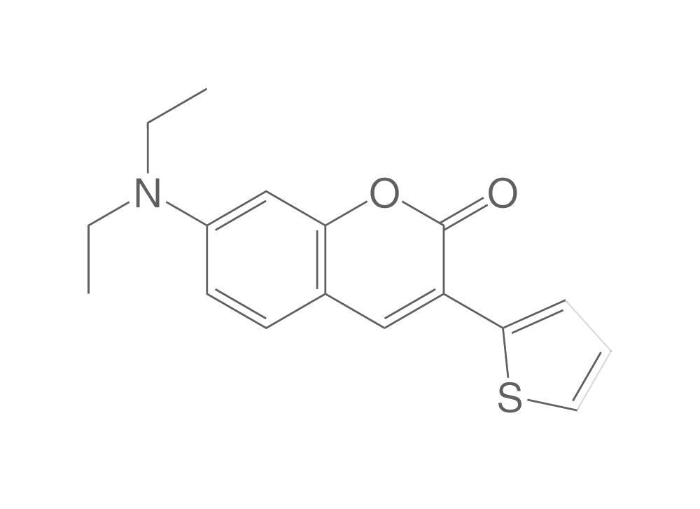 Coumarin VIS-423 Diethylamino Thiophene, Absorption maximum (MeOH) = 423 nm, 1 g - Luminix Health