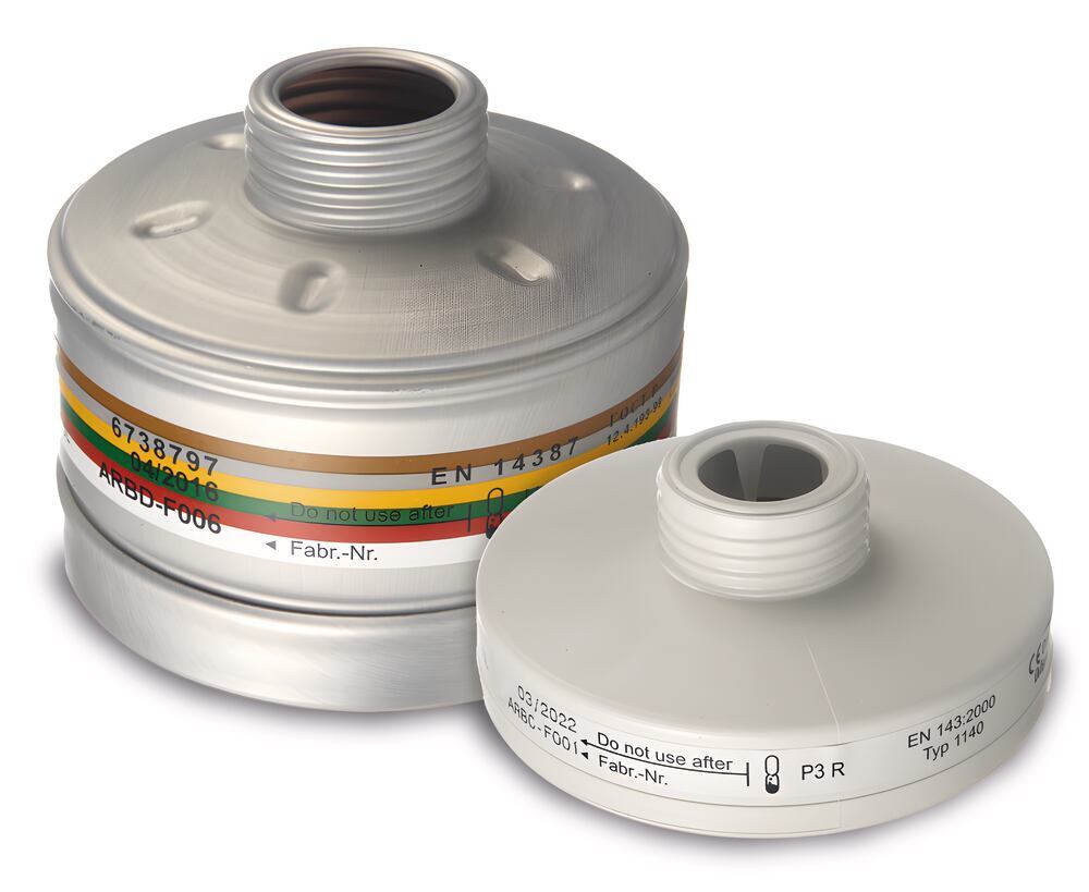 Dräger respirat. filter Rd40 connection, A2B2E2K1, 1 unit(s) - Luminix Health