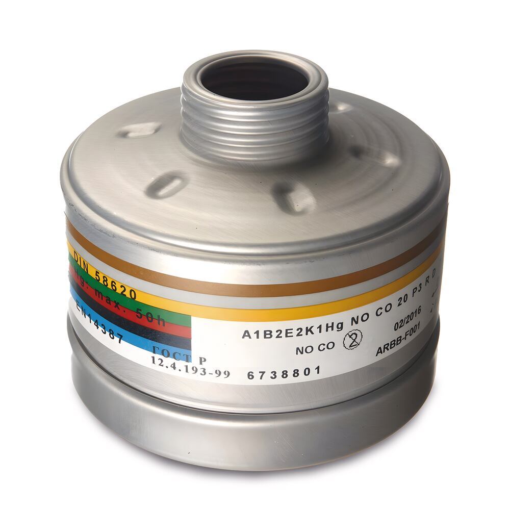 Dräger respirat. filter Rd40 connection, A1B2E2K1HgCONO-P3 RD, 1 unit(s) - Luminix Health