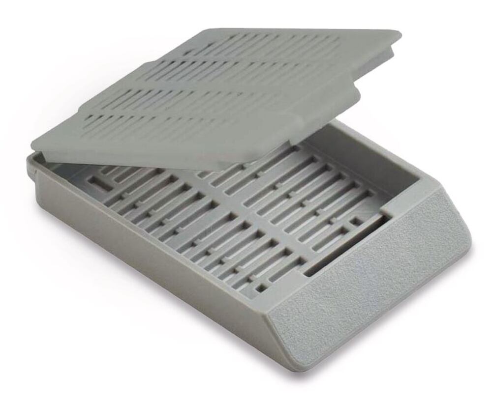 PrintMate embedding cassettes, stacked, slotted, white, 750 unit(s) - Luminix Health