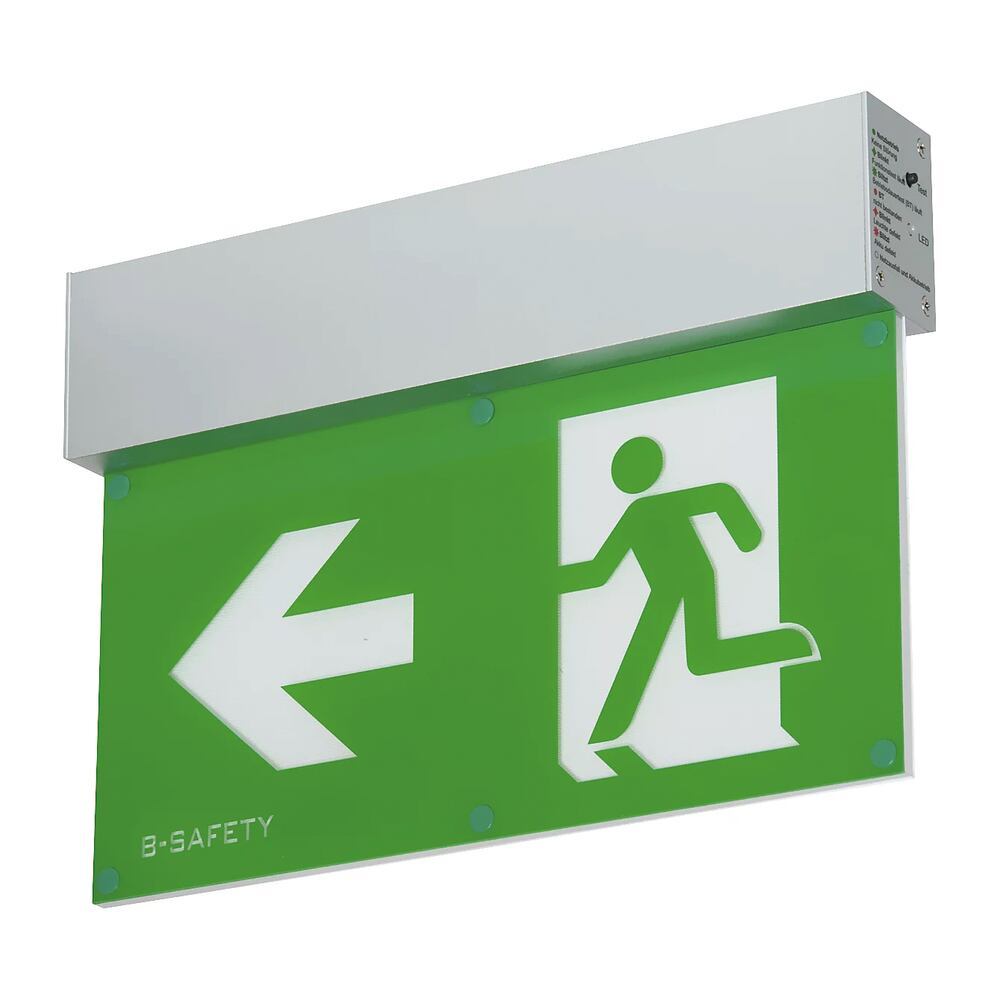Escape route emergency lighting, L-LUX Standard, IP 20 for wall mounting - Luminix Health