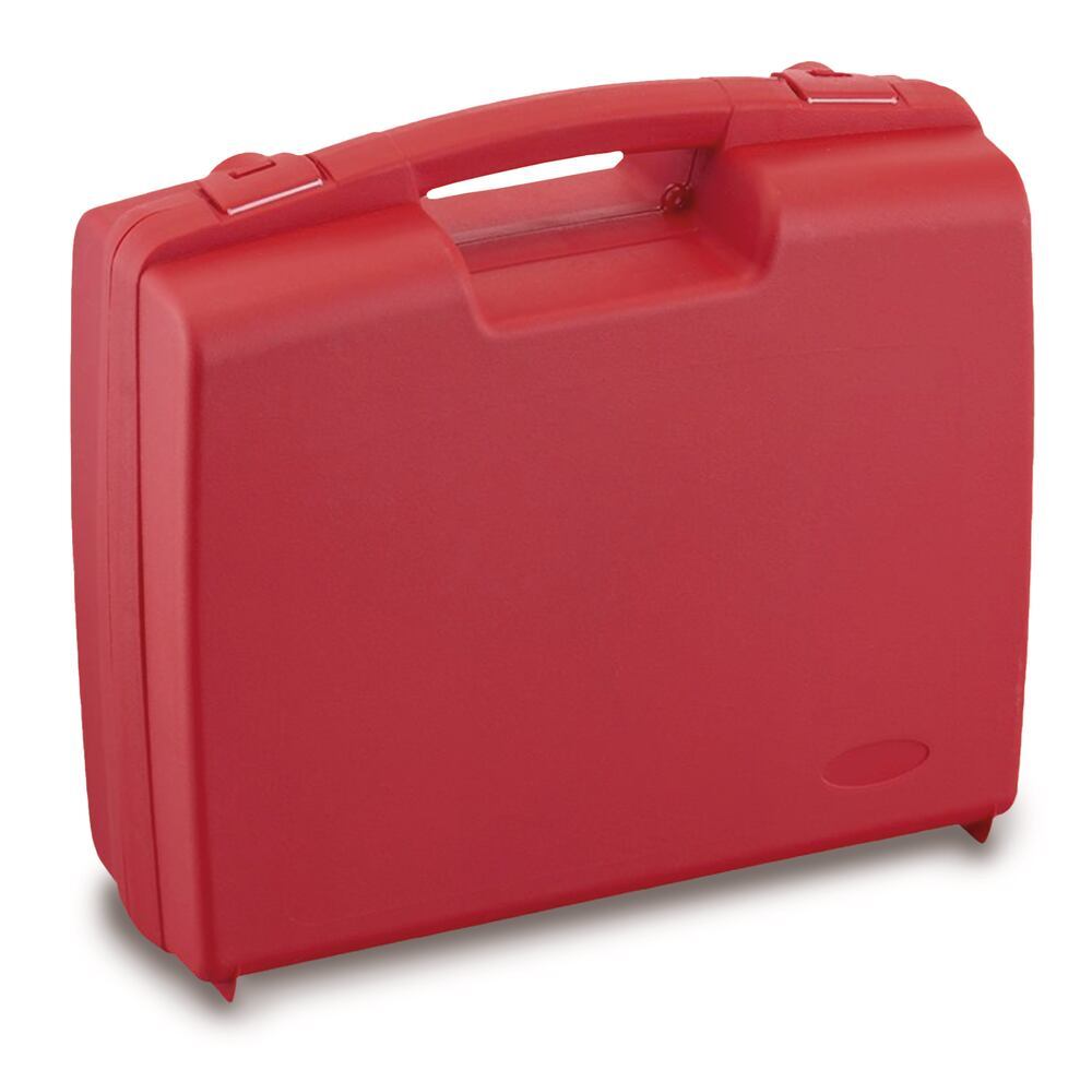Storage case for PPE, Empty, HDPE, RED, 38x30x10 cm, 1 unit(s) - Luminix Health