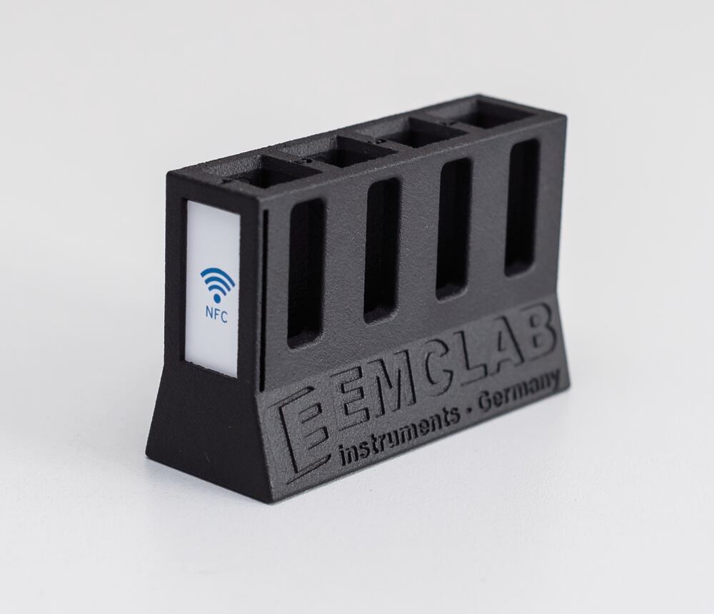 Cuv. hldr accessories 4-posit., 10x10mm, for EMC series with Quick Change - Luminix Health