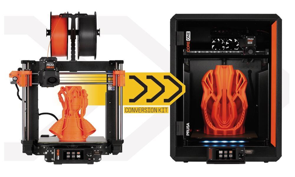 MK4S to Prusa CORE One+ conversion kit, for newer version of xLCD, 1 unit(s) - Luminix Health