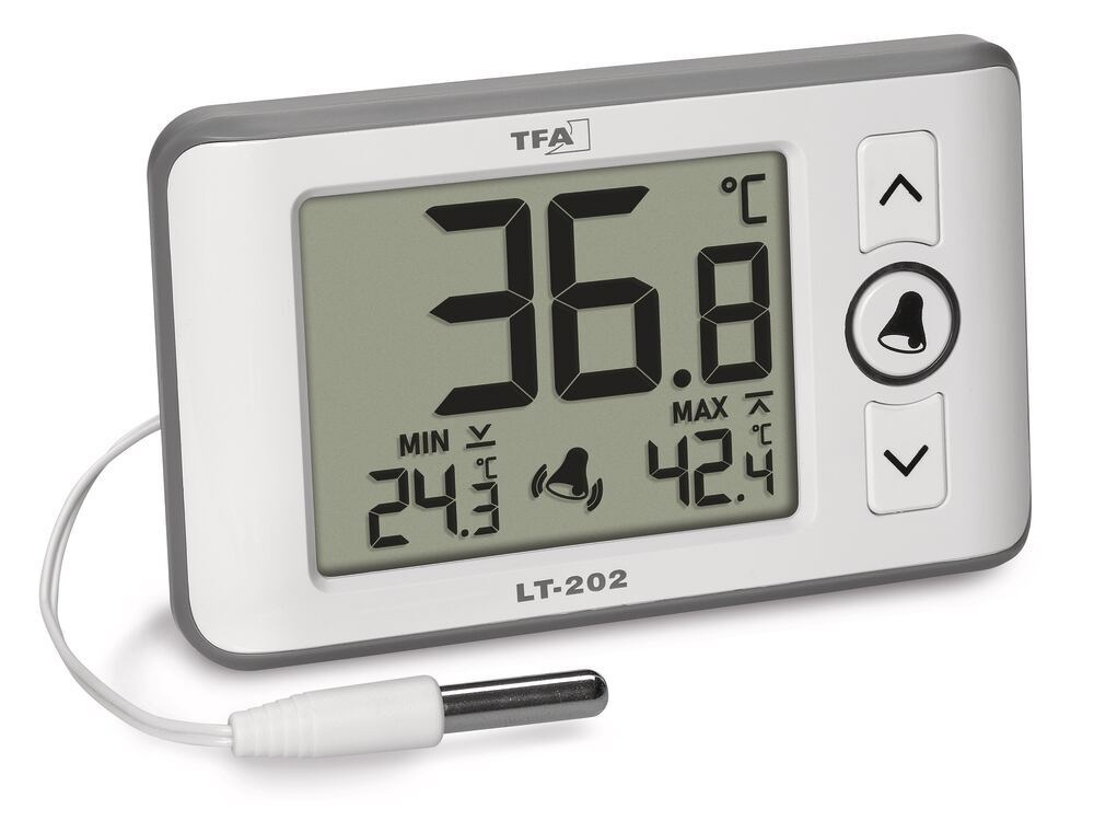 Thermometer LT 202, with alarm, meas. range -40 to +70 °C, 1 unit(s) - Luminix Health