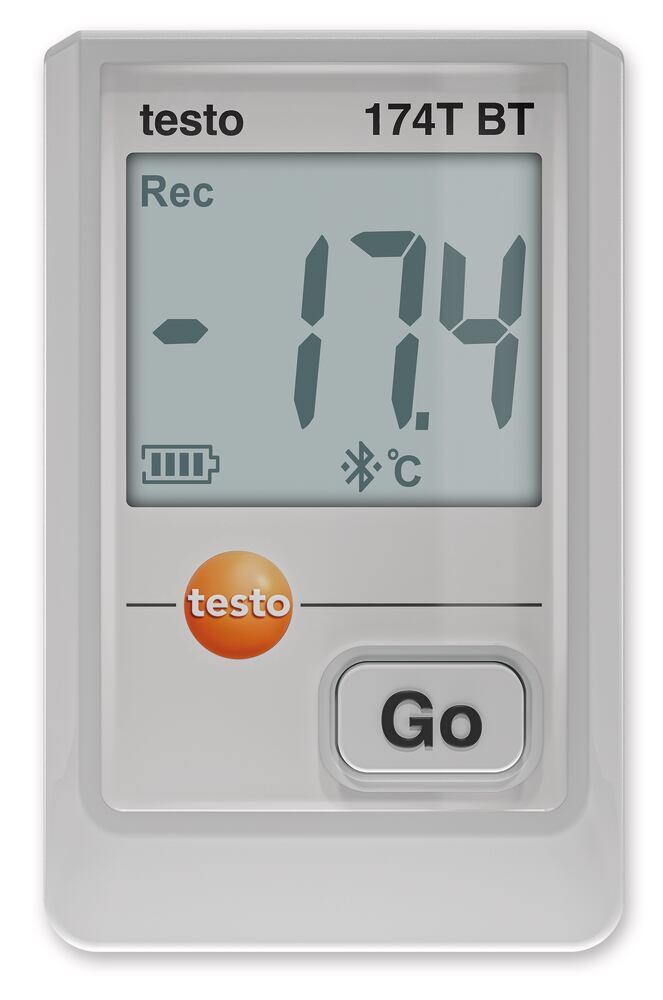 Data logger testo 174 T BT, with Bluetooth and app connection, 1 unit(s) - Luminix Health