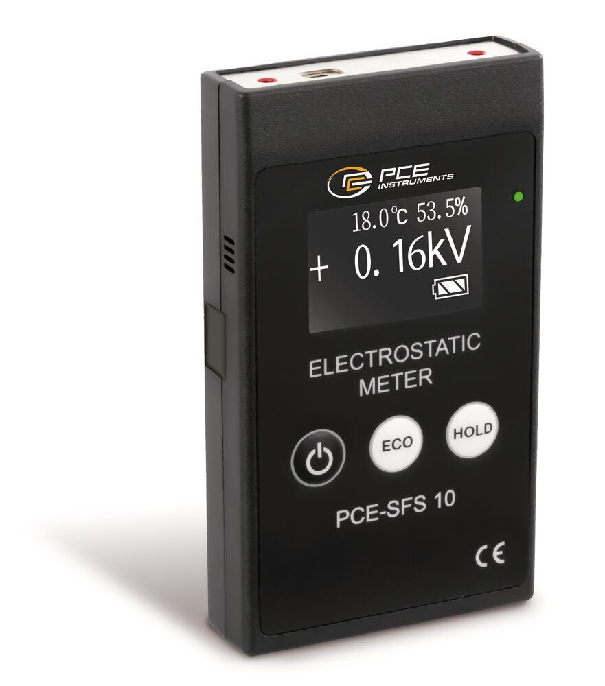 PCE-SFS 10 electrostatic meas. device, Measuring range ±60 kV DC, 1 unit(s) - Luminix Health