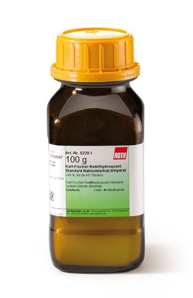 Karl-Fischer-ROTI®Hydroquant standard, sodium tartrate min. 99 % - Luminix Health