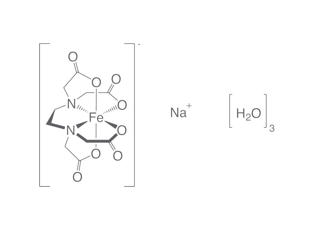 EDTA iron disodium salt trihydrate, min. 98 %, for synthesis, 250 g, plastic - Luminix Health