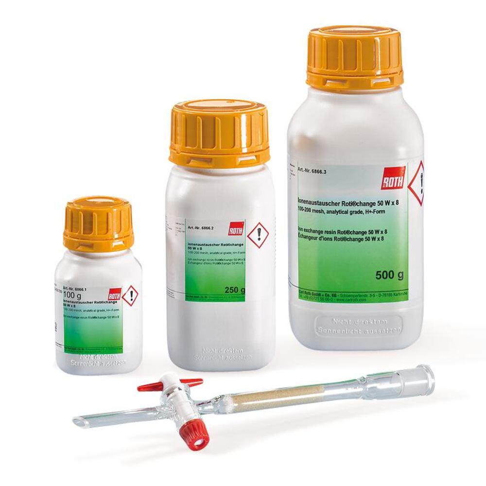 Ion exchange resin ROTI®Change 1 x 8, 25 g, 200-400 mesh, analytical grade - Luminix Health