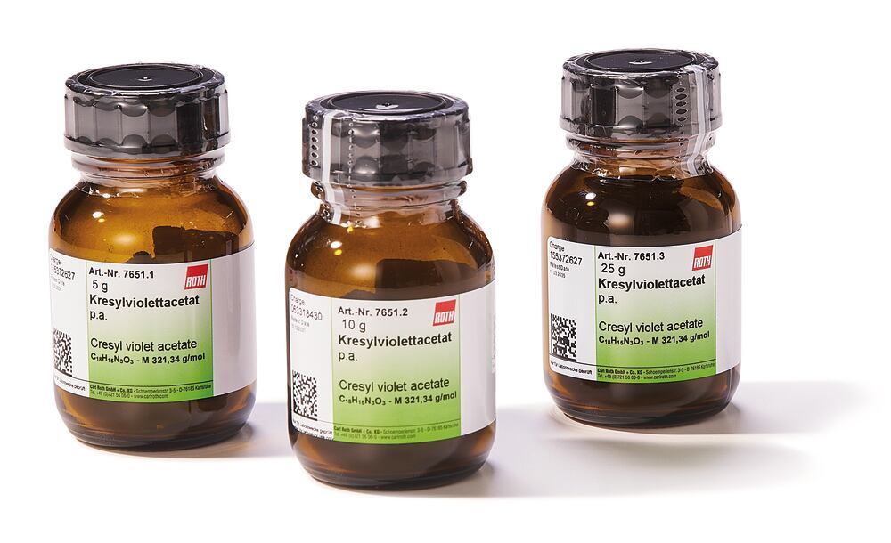 Cresyl violet acetate, p.a., 5 g, glass - Luminix Health