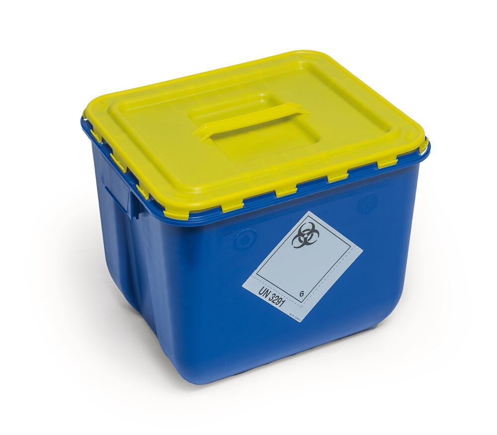 WIVA waste disposal container, PP, approx. 1.050 kg, 30 l, 1 unit(s) - Luminix Health