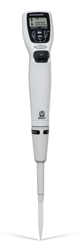Microlitre pipettor Transferpette® elec., by BRAND, with power pack - Luminix Health