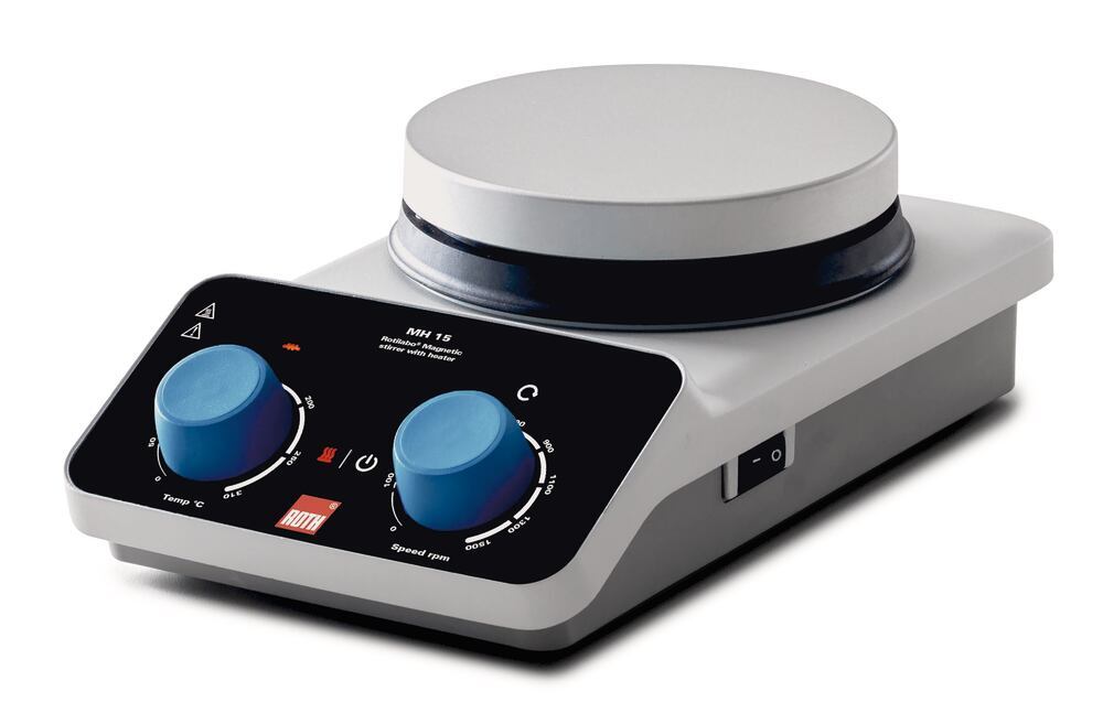 ROTILABO®-heating magnetic stirrer MH15, 100-1500/min, max. 310 °C, 15 l - Luminix Health