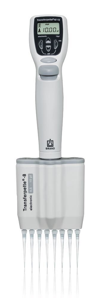 Multi-channel microlitre pipette Transferpette® electronic 8-channel - Luminix Health