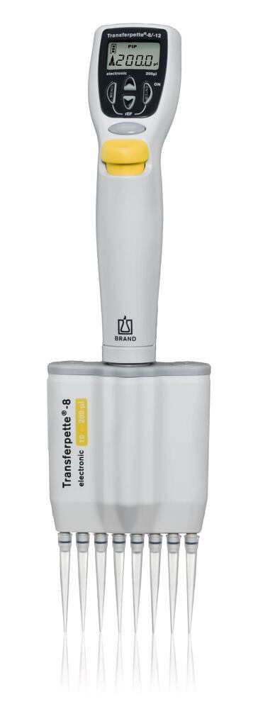 Multi-channel microlitre pipette Transferpette® electronic 8-channel - Luminix Health