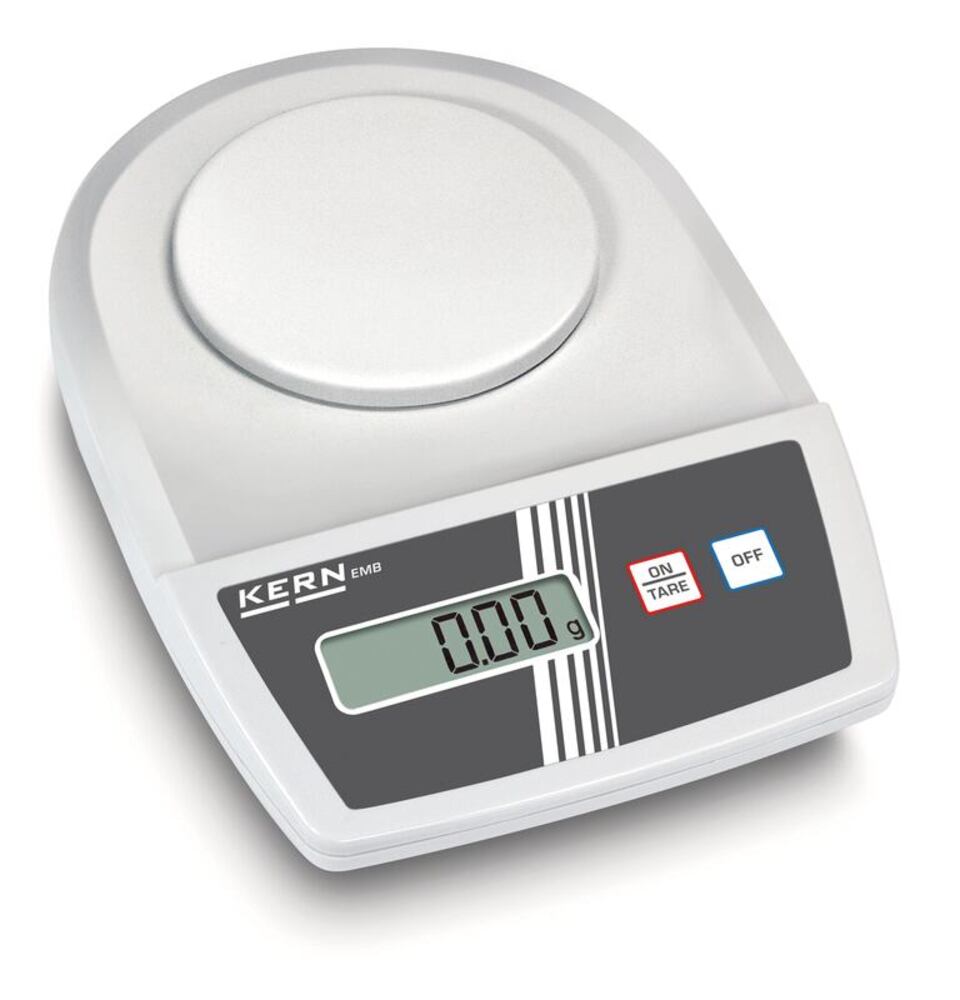 Compact balance EMB 200-2, weighing range 200 g, readability 0.01 g, 1 unit(s) - Luminix Health