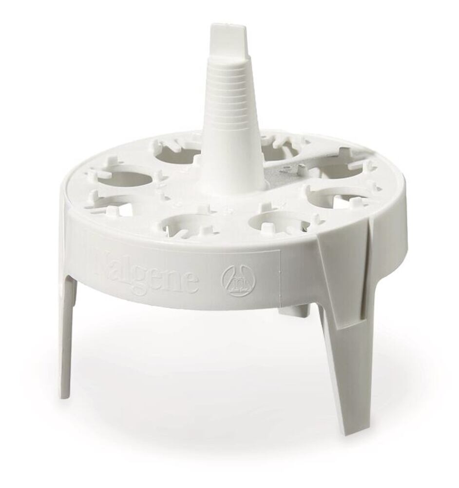 Microcentrifuge tube rack, round, PP, for 1/1.5/2 ml tubes, 8 holes, 1 unit(s) - Luminix Health