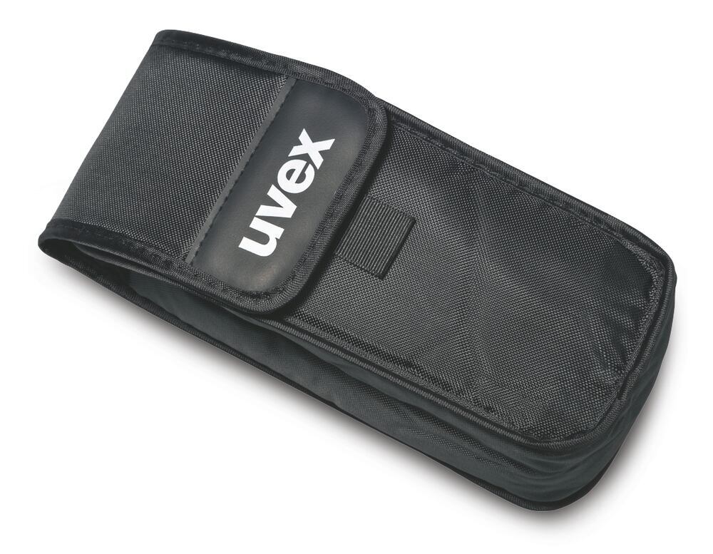 Glasses case with velcro fastening, black, 1 unit(s) - Luminix Health