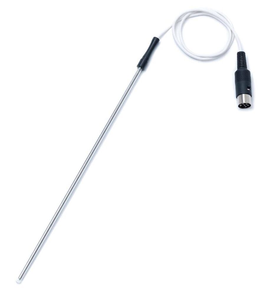Temperature sensor, glass-coated, Pt 100, Ø 5 mm, L 250 mm, 1 unit(s) - Luminix Health